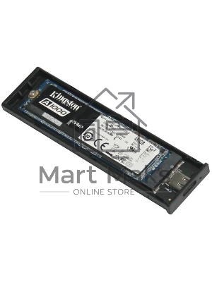 Внешний корпус SSD AgeStar 31UBVS6C NVMe/SATA алюминий черный M2 2280 м