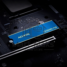 Накопитель SSD ADATA LEGEND 710, 512Gb, PCIe 3.0 x4, M.2 2280, NVMe, R/W 2400/1600, с радиатором