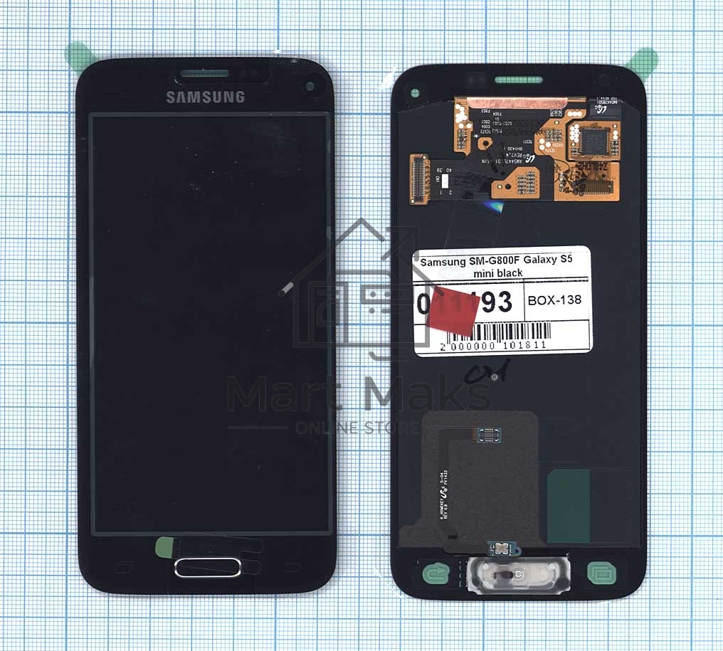 Дисплей для Samsung Galaxy S5 mini SM-G800F черный