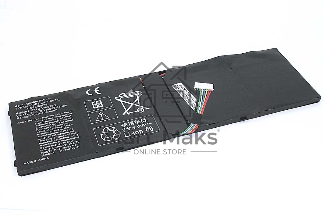 Аккумуляторная батарея для ноутбука Acer Aspire V7-482 3560mAh AP13B3K OEM