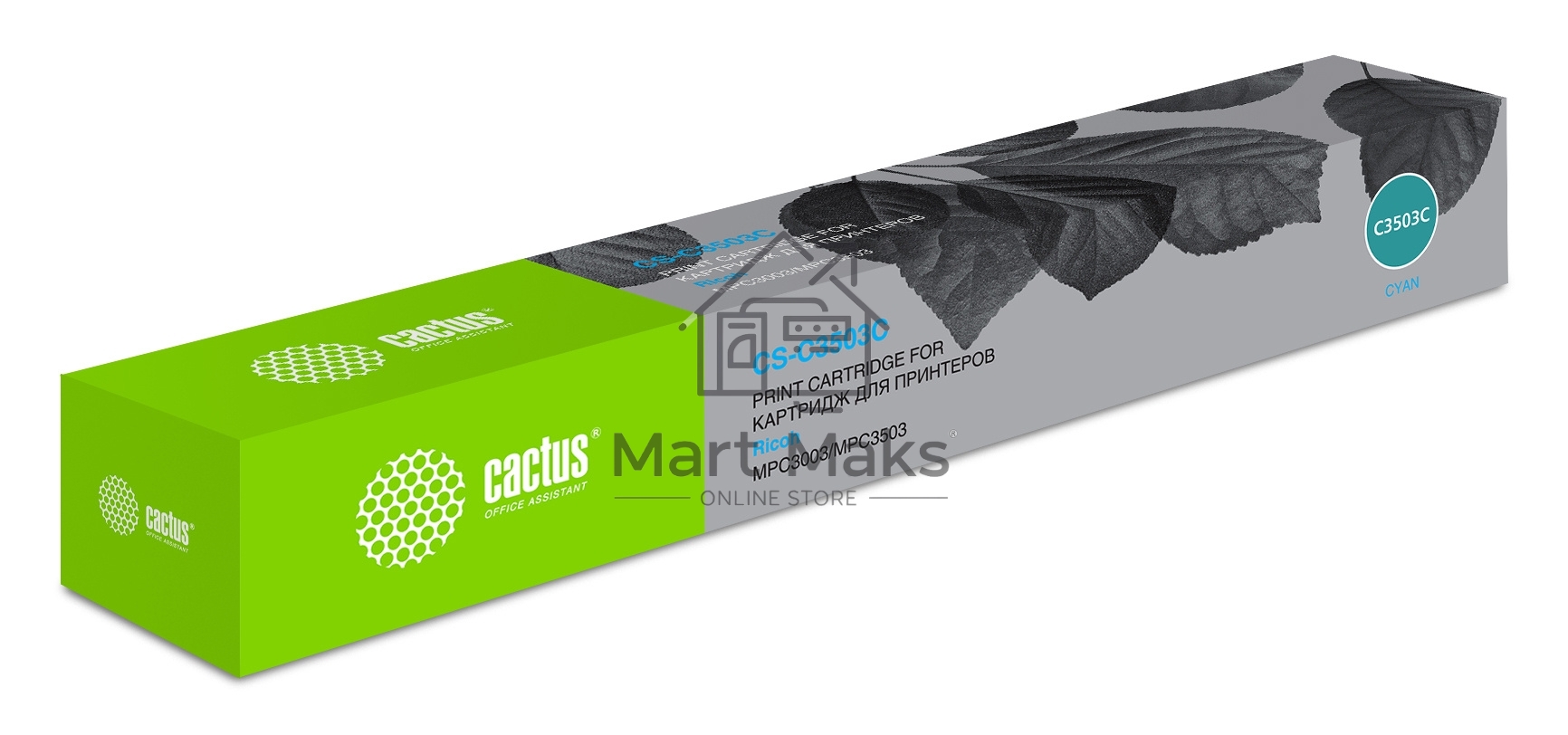 Картридж лазерный Cactus 841820 CS-C3503C голубой (18000стр.) для Ricoh MP C3503