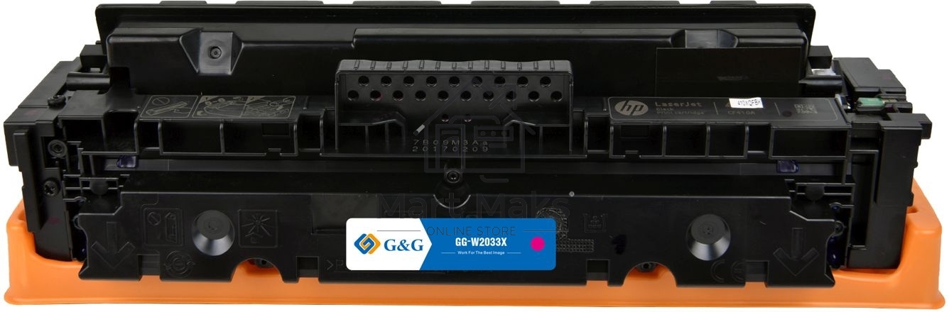 Картридж лазерный G&G GG-W2033X, 415X пурпурный (6000 стр.) для HP LJ M454/MFP M479