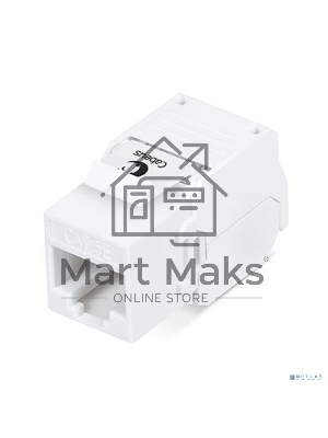 Модуль универсальный Cabeus, keystone, 1хRJ45(8P8C), Toolless, кат. 5е, неэкр., белый