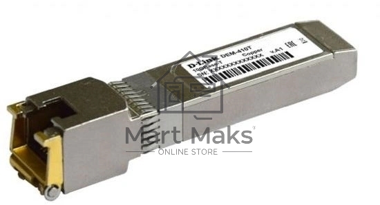 Трансивер D-Link 410T/A2A SFP+ с 1 портом 10GBase-T (до 80 м)