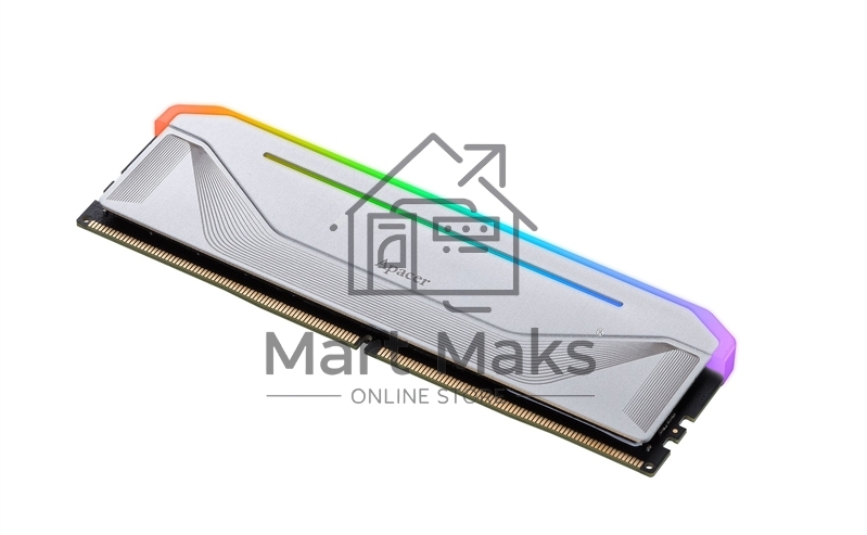Оперативная память Apacer Nox, DDR5, 32GB (1x32GB), 6000 MHz, CL38, DIMM, с радиатором, RGB, белый