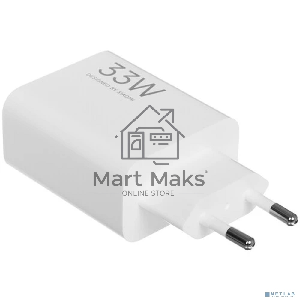 Сетевое зарядное устройство Xiaomi BHR9956EU 33W 3A (PD) USB универсальное белый