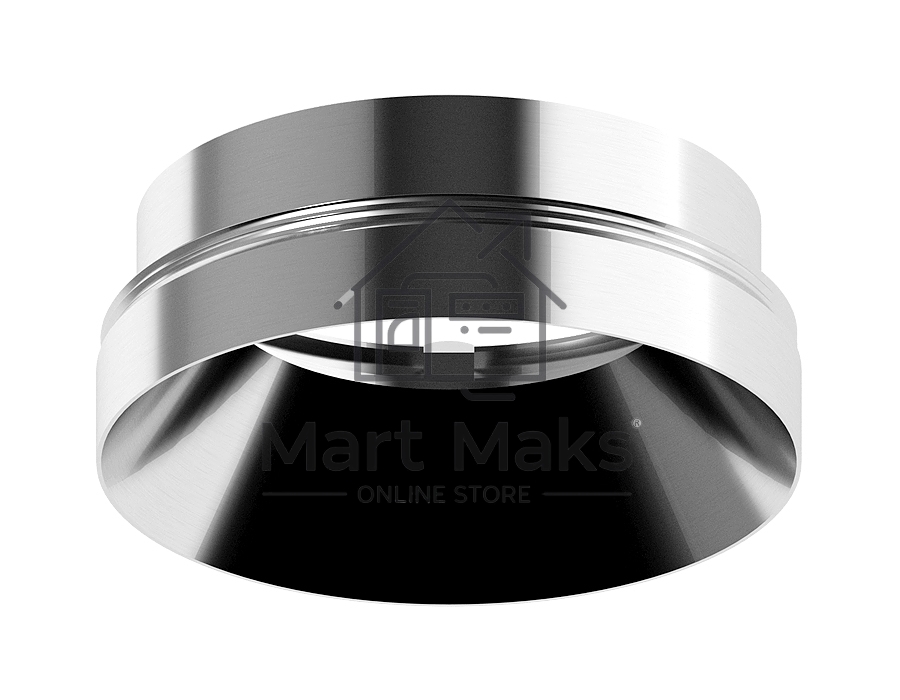 Насадка для корпуса светильника N7032 PSL серебро полированное D70*H27mm Out10mm MR16