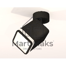 Светильник Ambrella Light XM7813021 SBK/FR черный песок/белый матовый MR16 GU5.3 (A2210, C7813, N7751)