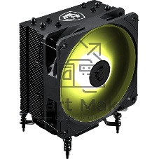 Кулер для процессора MSI Mag Corefrozr AA13 ARGB Soc-AM5/AM4/1700/1851 черный 3-pin 30.11dB Al+Cu 240W Ret (306-7ZWHA11-L80)