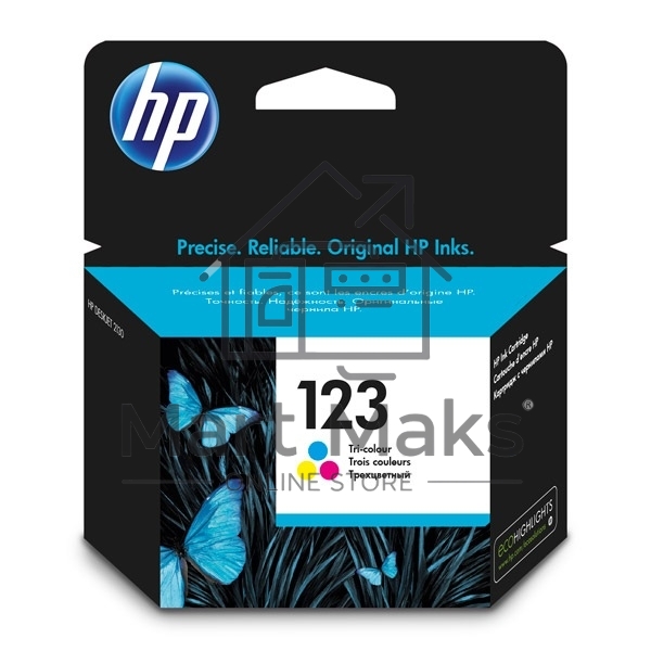 Картридж струйный HP 123 F6V16AE многоцветный, 100 стр., для HP DJ 2130