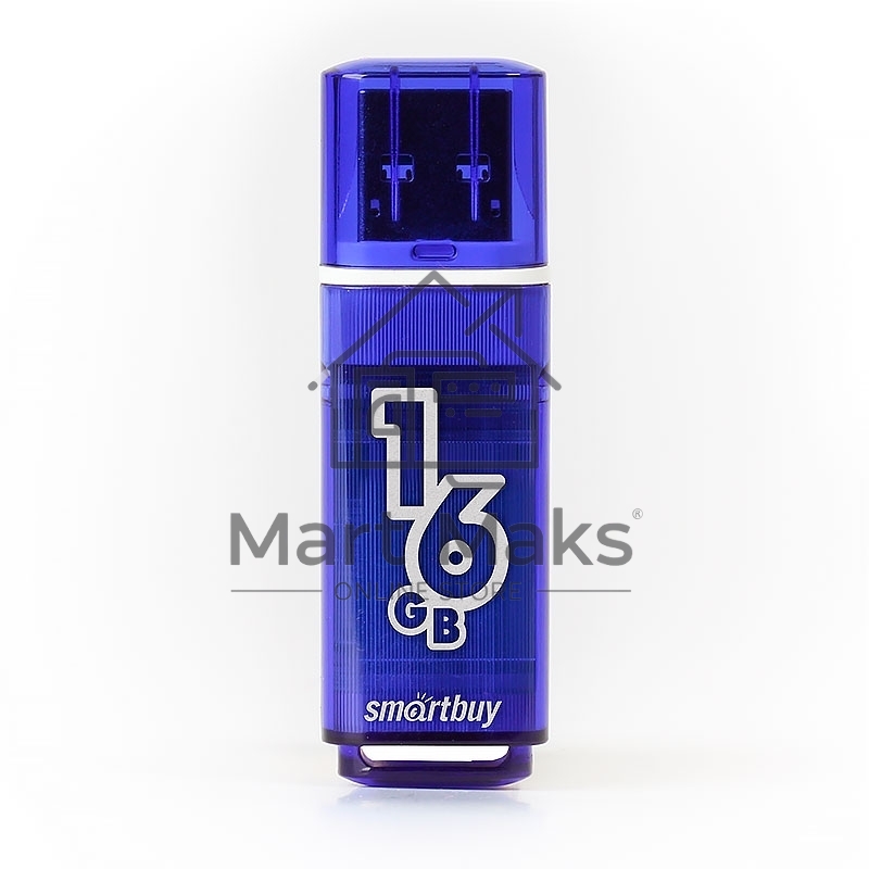 Флешка USB R/W R/W SmartBuy 3.0 Flash Drive 16Gb,Glossy series Dark Blue (SB16GBGS-DB)