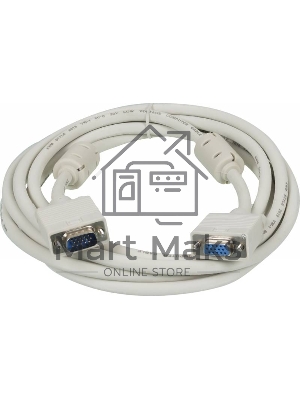 Кабель-удлинитель SVGA Ningbo VGA HD15 (m)/VGA HD15 (f) 3м феррит.кольца Кабель-удлинитель SVGA Ningbo VGA HD15 (m)/VGA HD15 (f) 3м феррит.кольца