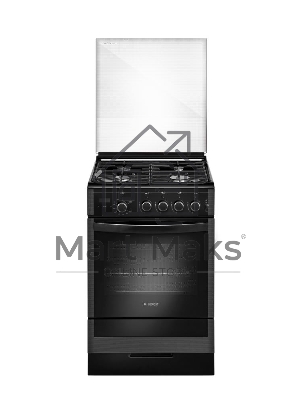 Плита газовая Gefest ПГ 5300-03 0046 черный, конфорок 4 шт, духовка 52 л, 50 см x 85 см x 58.5 см