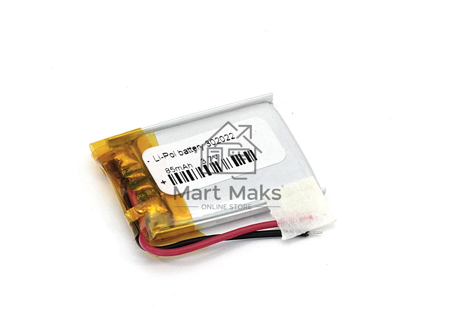 Аккумулятор Li-Pol (батарея) 3*20*22мм 2pin 3.7V/85mAh