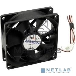 Вентилятор для корпуса Zalman ZM-F1 PLUS (SF) черный, 80 мм, 2000 об/мин, 23 дБ, 3 pin