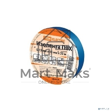 Изолента ПВХ 0,13*15мм Синяя 20м | SQ0526-0015 | TDM