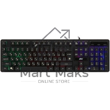 Клавиатура проводная Defender Arx GK-196L RU, USB, черный