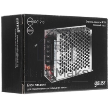 Блок питания GAUSS LED STRIP PS 60W 12V