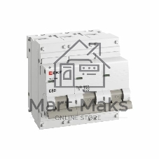 Выключатель автоматический модульный 3п C 80А 10кА ВА 47-100 PROxima EKF mcb47100-3-80C-pro