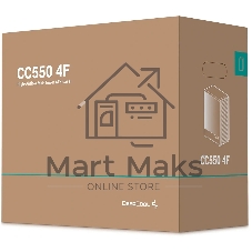 Корпус DeepCool CC550 4F, Midi-Tower, чёрный, 4 x 120 мм