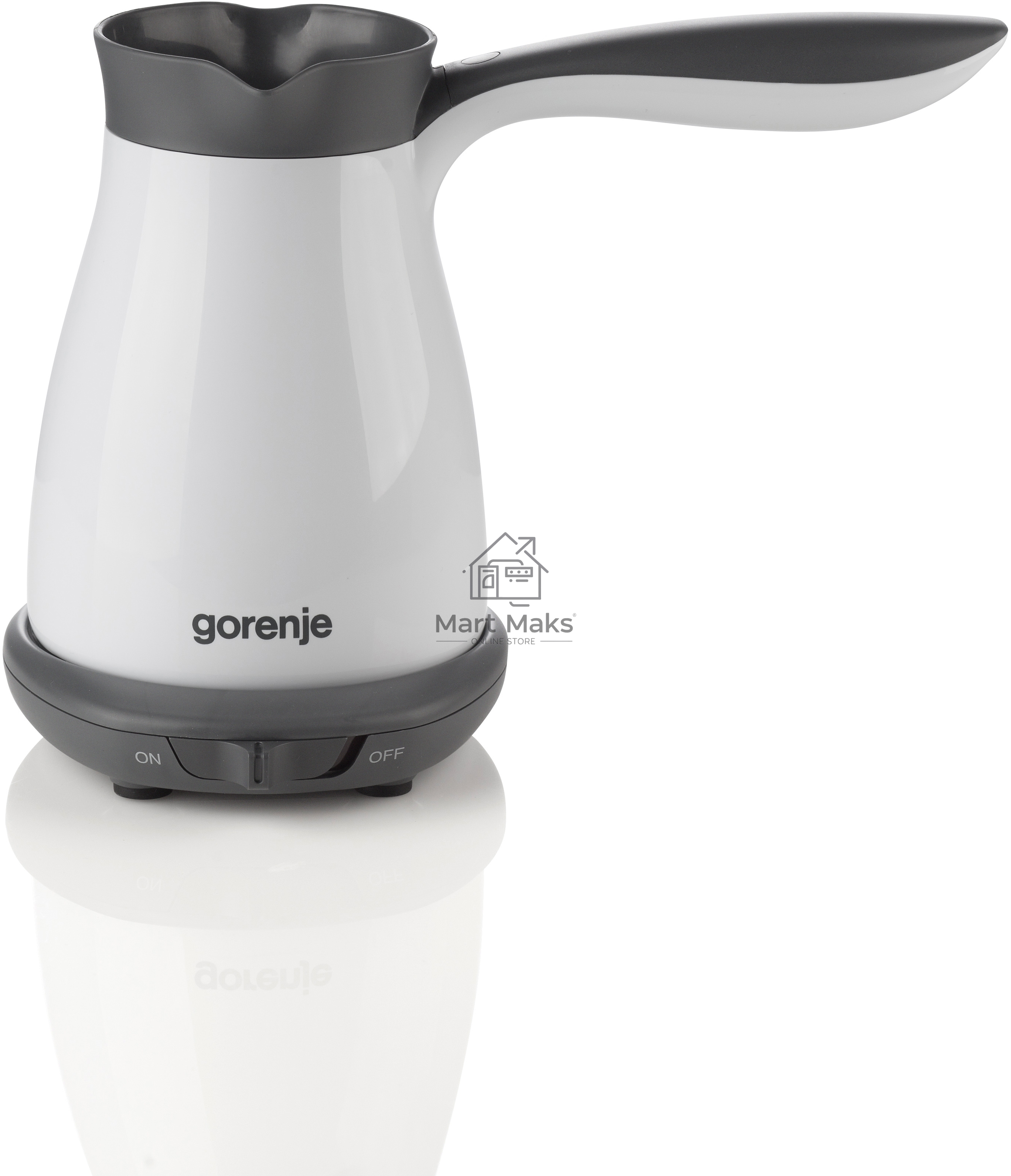 Электрическая турка Gorenje TCM330W белый, исп. кофе - молотый, 0.33 л, 550 Вт.