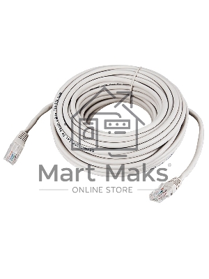 Коммутационный шнур Rexant (18-1009) Патч-корд UTP 5e кат. литой 10М серый