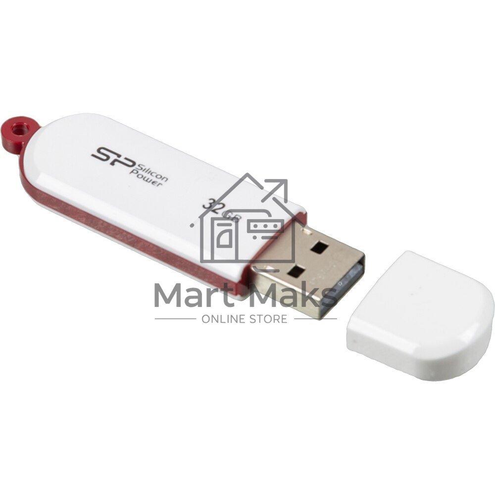 Флешка USB R/W R/W 32Gb LuxMini 320 SP032GBUF2320V1W USB2.0 белый