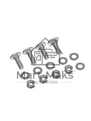 Расширители-подрезатели для снегоуборочных машин 97653-97656, 2 шт. Denzel