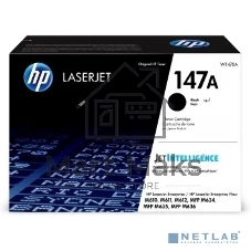 Картридж лазерный HP 147A W1470A черный (10500 стр.) для HP LaserJet M610dn