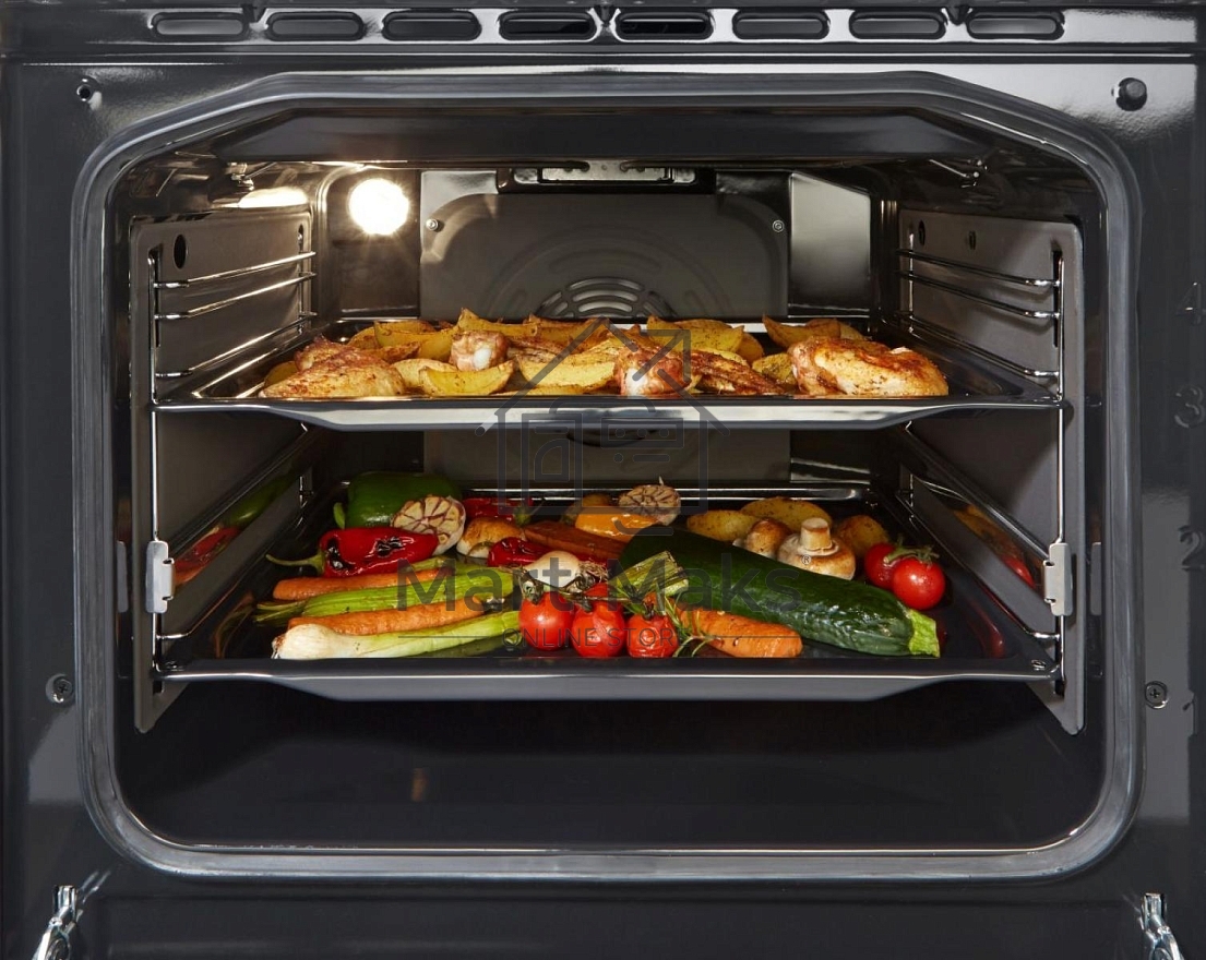 Плита электрическая Gorenje GEC5B41SG серый, конфорок 4 шт, духовка 62 л, 50 см x 85 см x 59.4 см