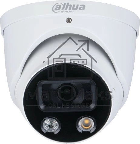 Камера видеонаблюдения IP Dahua DH-IPC-HDW3449HP-AS-PV-0280B-S5 2.8-2.8мм цв. корп.:белый/черный (DH-IPC-HDW3449HP-AS-PV-0280B)