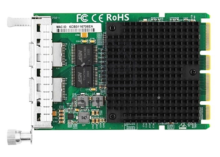 Сетевой адаптер LR-LINK PCIE 4*1G RJ45 LRES3021PT-OCP