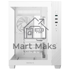 Компьютерный корпус Deepcool CG330 3F без БП, боковое окно (панорама), 3x120мм ARGB PWM вентилятора, черный, mATX