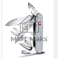 Нож Victorinox Farmer X Alox, 93 мм, 10 функций, алюминиевая рукоять, серебристый