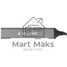 Разветвитель USB3.0/2.0 Gembird UHB-C202, USB3.0, 3xUSB2.0, кабель Type-C 10 см, алюминий, пакет
