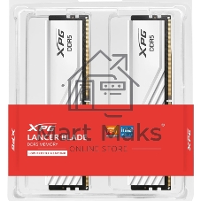 Оперативная память ADATA XPG Lancer Blade, DDR5, 64GB (2x32GB), 5600 MHz, CL46, с радиатором, белый