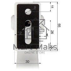 Настенный кронштейн для корпусов серий HF1, HF2, SDZ1 Wall Mount PFB121W