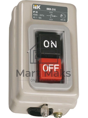 Выключатель ВКИ-230 16А 230/400В IP40 ИЭК KVK30-16-3