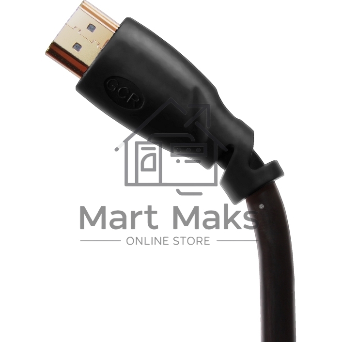 Кабель GCR Premium 1.8m HDMI 2.0, HDR, Ultra HD 4K60 Hz/ 5K30Hz, 3D, Ethernet 18.0 Гбит/с, OD8.0mm, 28/26 AWG, черный