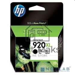 Картридж струйный HP 920XL CD975AE черный для HP OJ 6000/6500 (1200стр.)