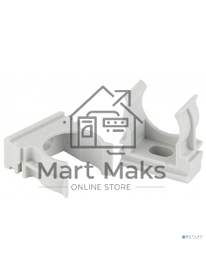 Крепеж-клипса ЭРА (cерый) для трубы d 16мм (100/2000/60000)