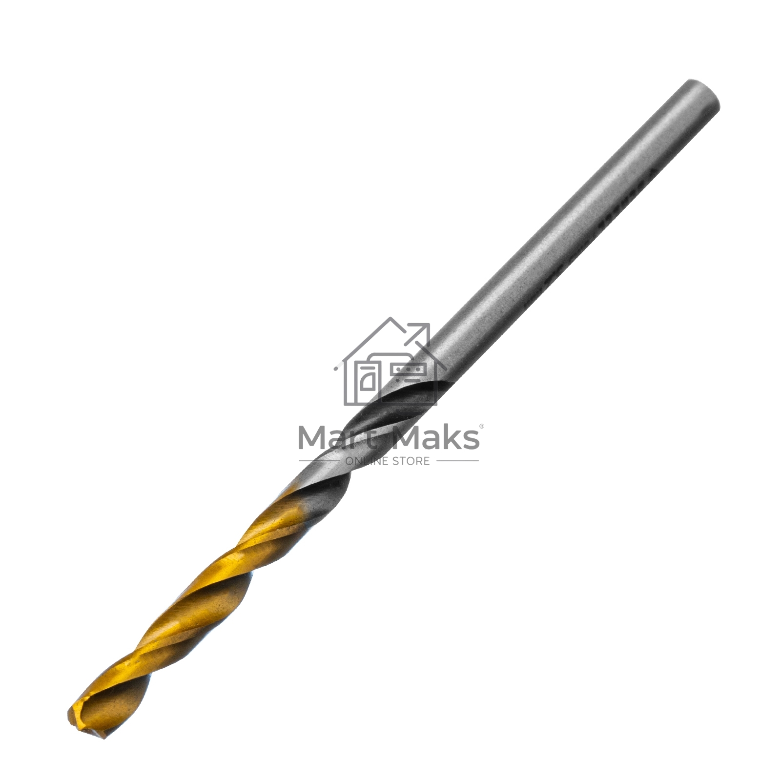 Сверло спиральное по металлу 3,2 x 65мм, Р6М5, Golden Tip, многогранная заточка, 2шт. Denzel