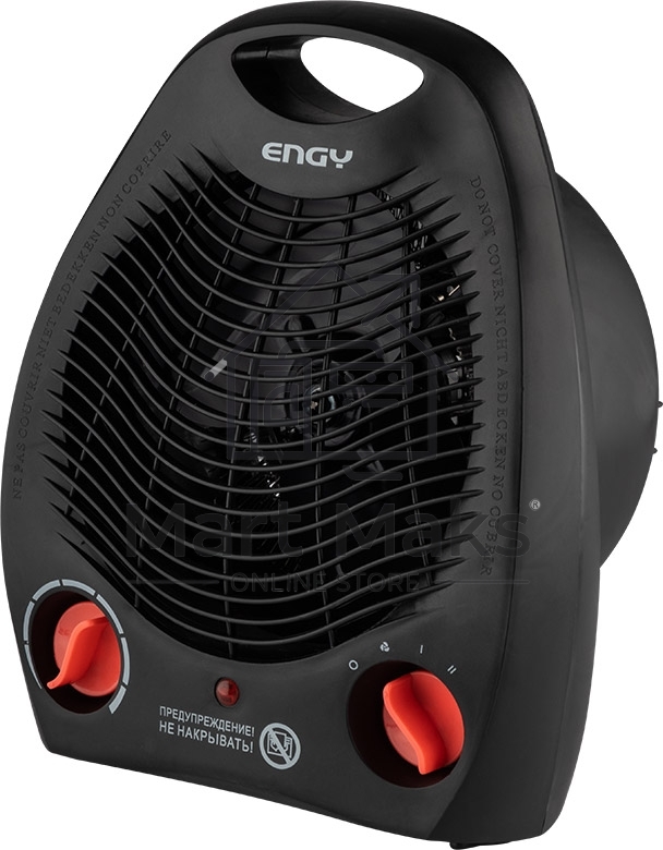Тепловентилятор Engy EN-509 black, 2000Вт, 2 режима мощности (в уп. 8 шт)