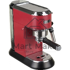 Кофеварка эспрессо DeLonghi EC685.R красный, исп. кофе - молотый/чалды, 1.1 л, 1350 Вт, 15 бар