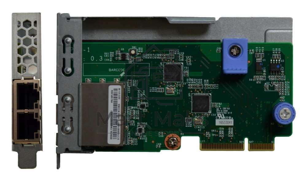 Сетевая карта Lenovo TS TCh ThinkSystem 1Gb 2-port RJ45 LOM (SR860/SR850/SR590/SR570/SR550/SR530/SR950/SR650/SR630)