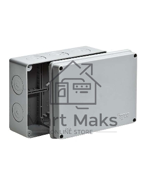 Коробка распр. ОП 200х140х75 IP55 без герм. Рувинил 67056