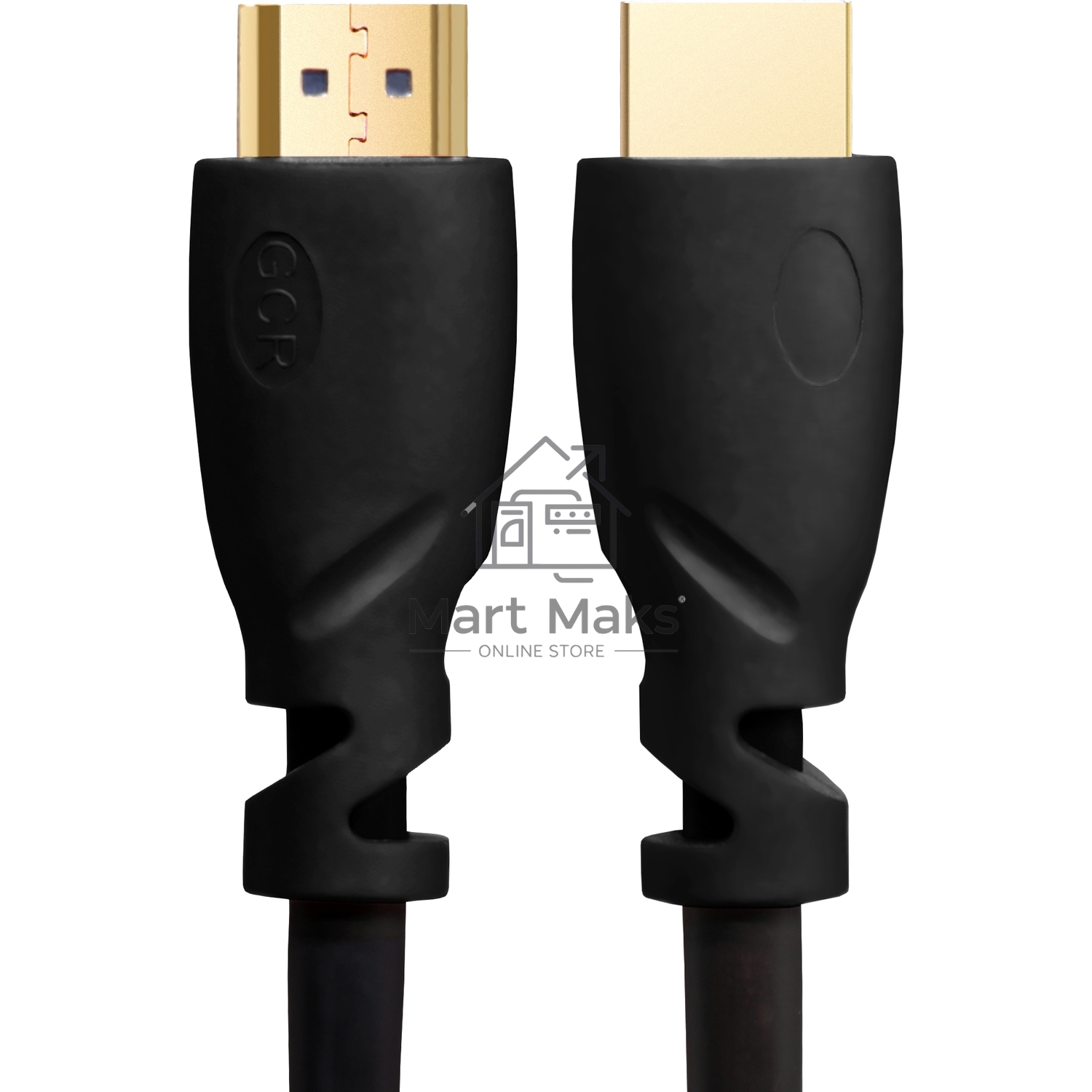 Кабель GCR Premium 1.8m HDMI 2.0, HDR, Ultra HD 4K60 Hz/ 5K30Hz, 3D, Ethernet 18.0 Гбит/с, OD8.0mm, 28/26 AWG, черный