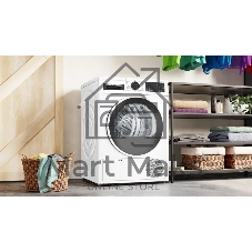 Сушильная машина Bosch WQG24100BY белый, 9 кг, сушка - тепловой насос, программ - 14, 59.8 x 84.2 x 61.3 см