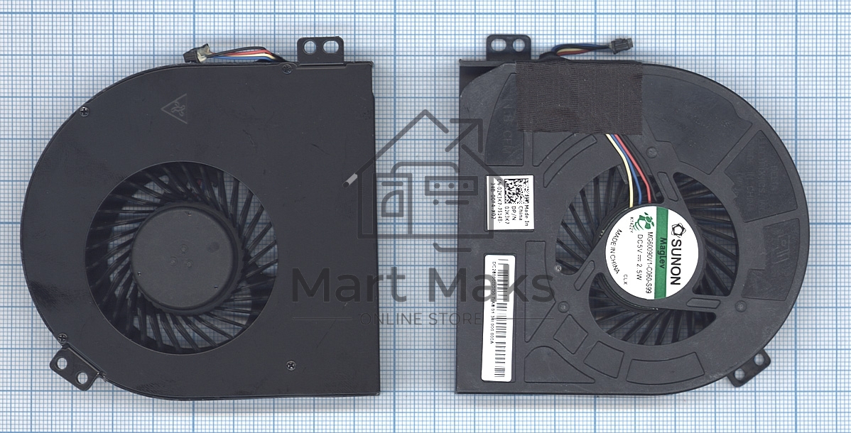 Вентилятор (кулер) для ноутбука Dell Precision M4700 CPU