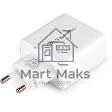Сетевое зарядное устройство Digma Pro DPW6B 65W 3.25A (PD+QC) 2хUSB-C/USB-A универсальное белый (DPW6B5GX12WH)